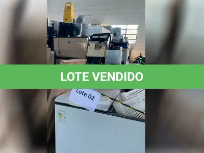 LOTE 002 - EQUIPAMENTOS DE REFRIGERAÇÃO