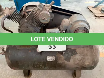 LOTE 033 - FERRAMENTAS - COMPRESSOR DE AR ATLAS (DIESEL)