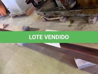LOTE 054 - SUCATAS DE MAT. FERROSO - VIGA I AÇO ESTRUTURAL (6 METROS)
