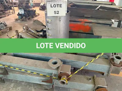 LOTE 052 - SUCATA - MATERIAL - AÇO INOXIDÁVEL