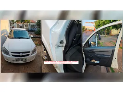 LOTE 001 - CHEVROLET CELTA 1.0L LT - 2013/2014 (BRANCA)